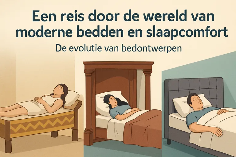 Een reis door de wereld van moderne bedden en slaapcomfort